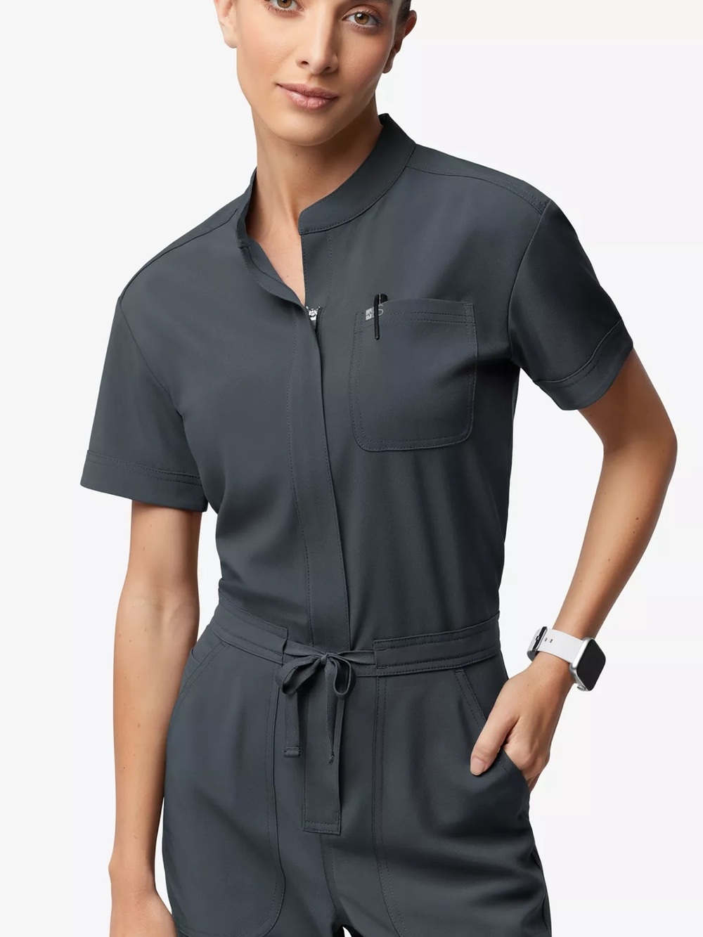 Easy Stretch Women's Allie 6-Pocket Jogger Leg Jumpsuit #1365